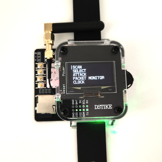 DSTIKE Deauther Watch Z ESP8266+Atmega32u4 IoT Security Test Watch Programming Tool Hacker Geek Maker Diagnostic Tools