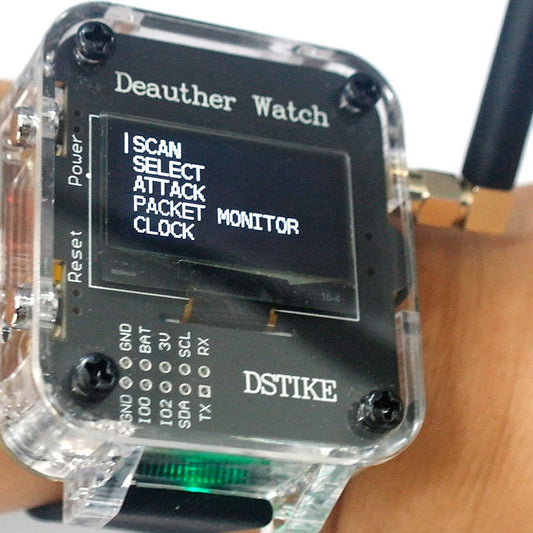 DSTIKE Deauther Watch Y IoT Security Testing Watch Development Watch For IoT Security Testing PCBA Manufacturer Expert