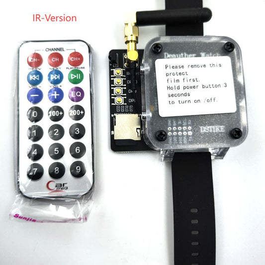 Deauther Watch Z-IR ESP8266+Atmega32u4 Programming Watch Infrared Remote Control