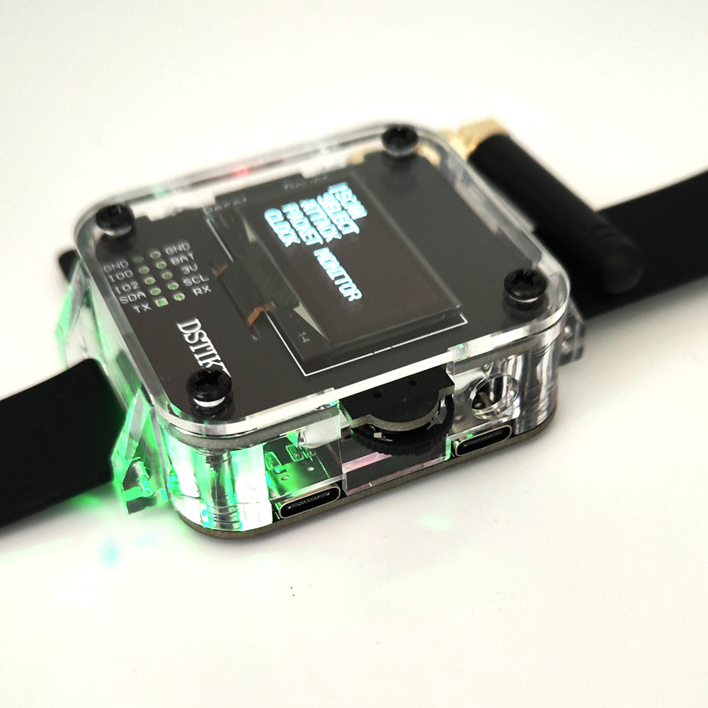 DSTIKE Deauther Watch Z ESP8266+Atmega32u4 IoT Security Test Watch Programming Tool Hacker Geek Maker Diagnostic Tools