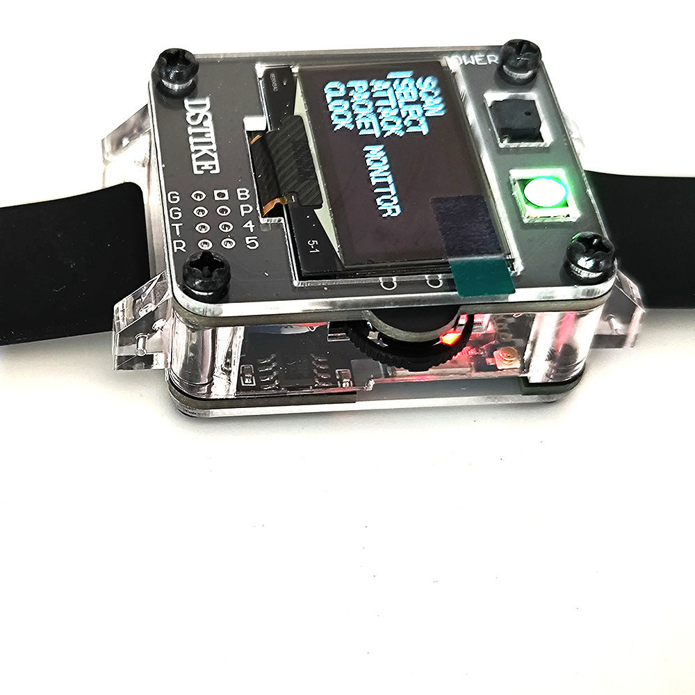 WiFi Deauther OLED V8 KIT Integrated 18650 Charging System OLED Display test to WiFi Networks Only Support 2.4GHz