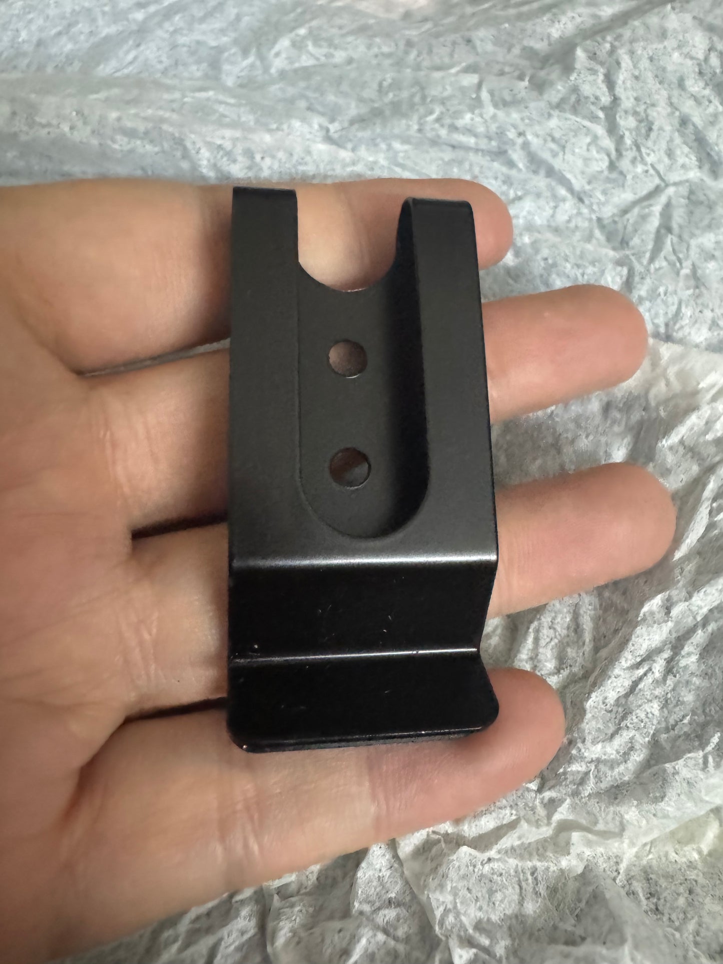 DIY knife sheath mobile phone back clip 55*25 back clip mobile phone clip manganese sheet clip leather case hardware U-shaped